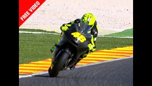 rossi first laps with ducati