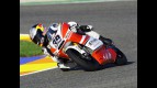 Luis Salom in action at the Valencia GP