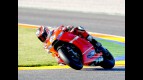 Nicky Hayden in action at Valencia test