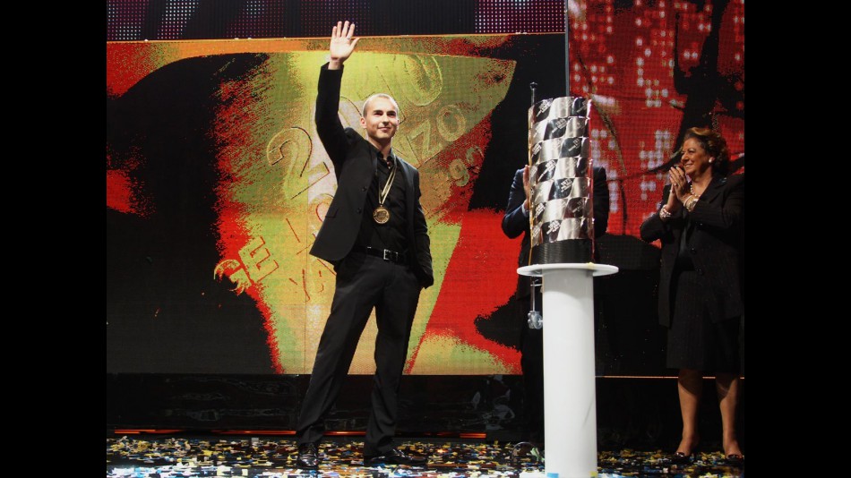 Jorge Lorenzo at the 2010 FIM Awards ceremony