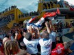 Jorge Lorenzo celebrates GP win at Valencia © Alexandre Chailan & David Piolé