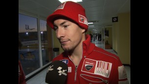 hayden after valencia test