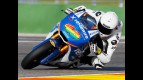 Aleix Espargaro in action in the Valencia test