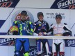 Jordi Torres, Axel Pons and Roman Ramos on the podium at the Jerez CEV
