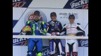 Jordi Torres, Axel Pons and Roman Ramos on the podium at the Jerez CEV