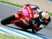 Javier Fores in action at the Jerez test