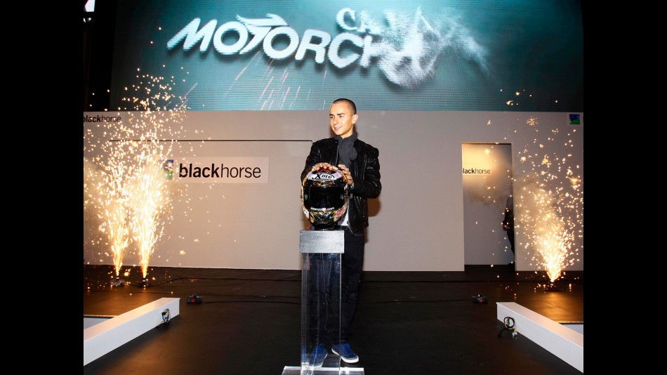 Jorge Lorenzo at the Carole Nash Motorcycle Live