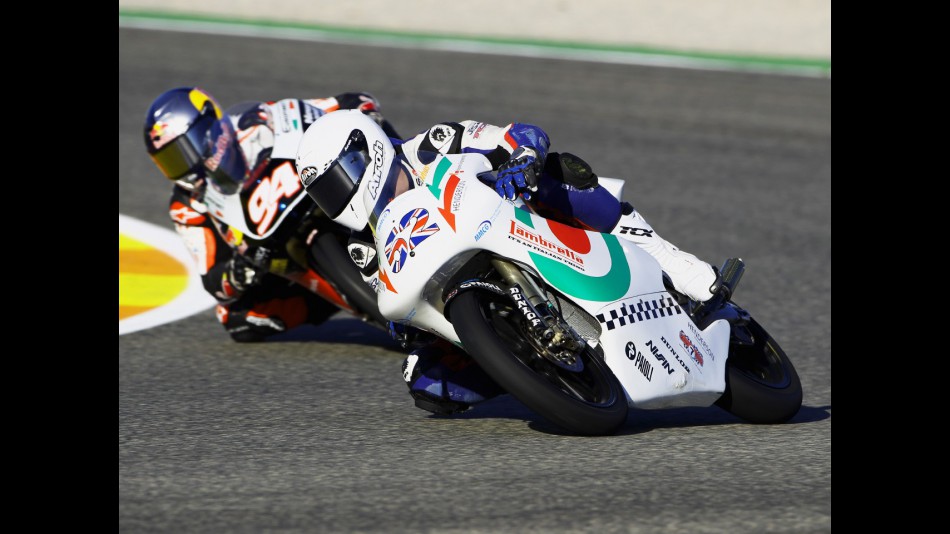 Danny Kent with Lambretta Reparto Corse at the Valencia GP