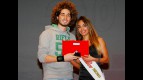 Marco Simoncelli being awarded at the Caschi d'Oro event