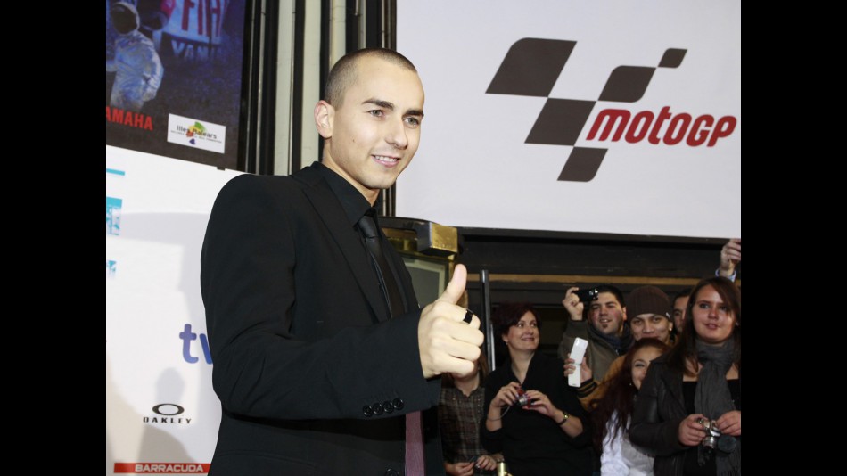Lorenzo at the premiere of the 