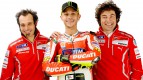 Vittoriano Guareschi, Valentino Rossi and Alessandro Cicognani