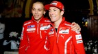 Ducati Team 2011 riders Valentino Rossi and Nicky Hayden