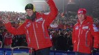 Ducati Team riders take in Wrooom atmosphere