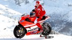 Nicky Hayden on the Desmosedici GP11