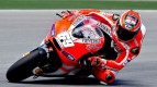 Nicky Hayden in action at the Sepang test