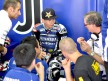 Jorge Lorenzo in the garage at the Sepang test