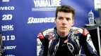 Ben Spies in the garage at the Sepang test