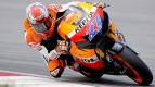 Casey Stoner in action at the Sepang test