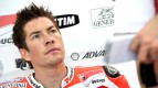 Nicky Hayden in the Ducati garage at the Sepang test