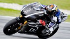 Jorge Lorenzo in action at Sepang test