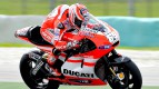 Nicky Hayden in action at the Sepang test
