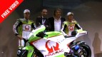 Capirossi e De Puniet na apresentação da Pramac