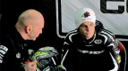 Sandro Cortese in the garage at the Valencia test