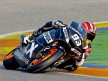 Marc Marquez in action at the Valencia test