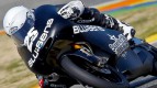 Maverick Viñales in action at the Valencia test