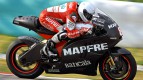 Héctor Barberá in action at Sepang test