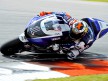 Jorge Lorenzo in action at Sepang test
