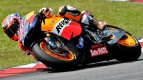 Casey Stoner in action in Sepang test