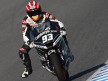 Márquez in action at Jerez track