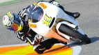 Sandro Cortese in action at the Valencia test