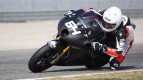 Santiago Hernandez in action at the Valencia test