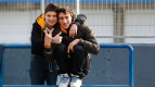 125cc Riders Giulian Pedone and Louis Rossi