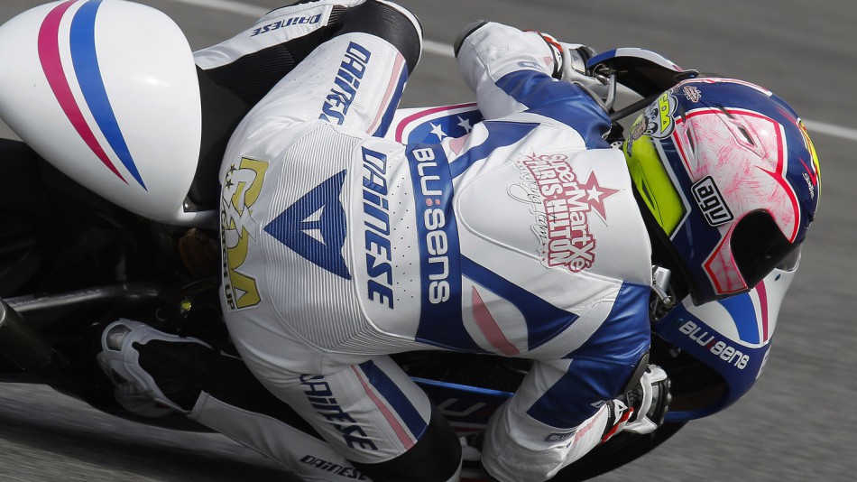 Sergio Gadea in action at the Jerez Circuit