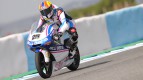 Maverick Viñales in action at the Jerez test