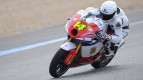 Ratthapark Wilairot in action at the Jerez test