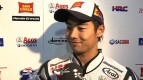 Aoyama delighted to be on the pace