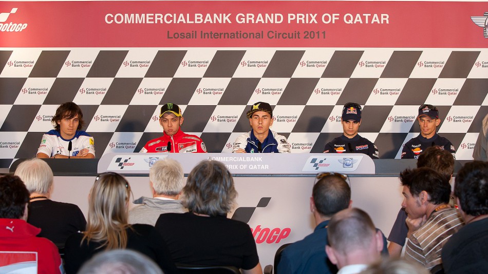 Press Conference, Commercial Bank Grand Prix of Qatar