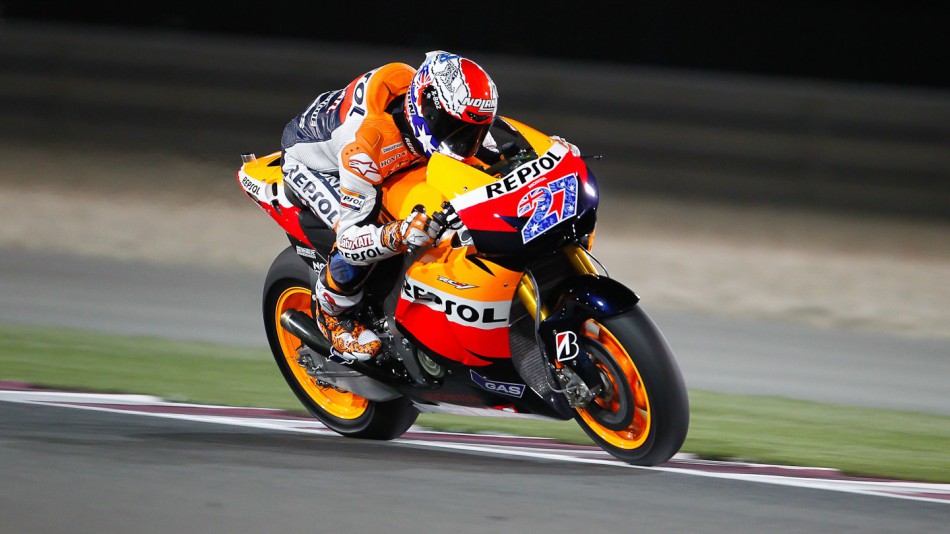Casey Stoner, Repsol Honda, Qatar FP1