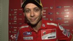 Rossi on Ducati debut
