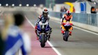 Lorenzo, Stoner, Qatar Race