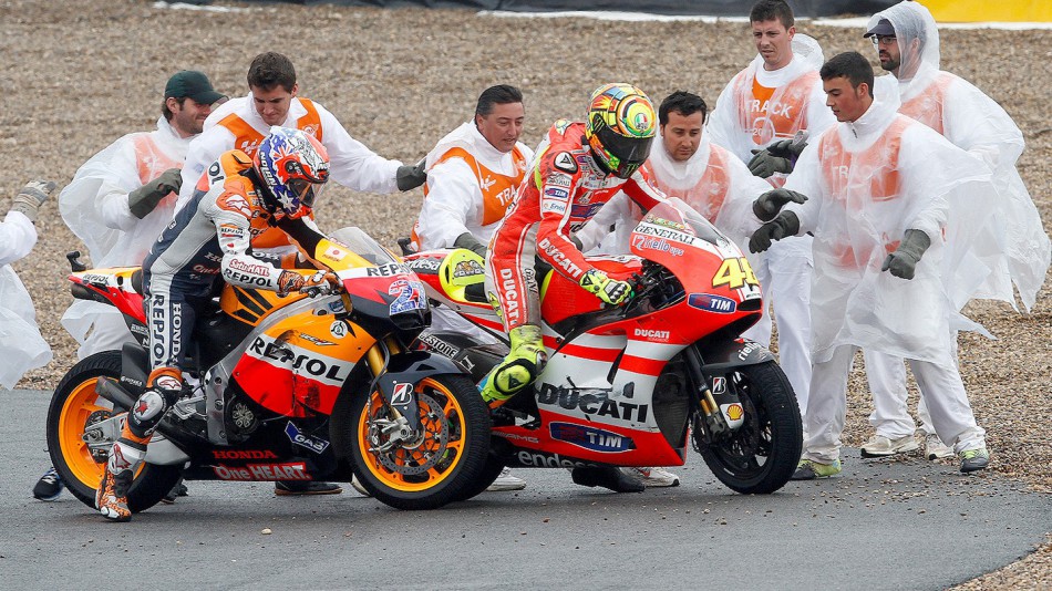 Stoner, Rossi, Jerez Race - by Juan Carlos Toro del Rio