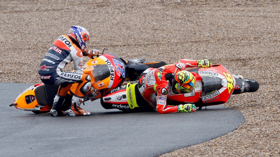Stoner, Rossi, Jerez Race - by Juan Carlos Toro del Rio
