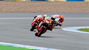Cluzel and Marquez after clashing