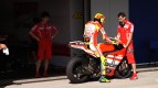 Rossi rides the Ducati Desmosedici GP12 at Jerez