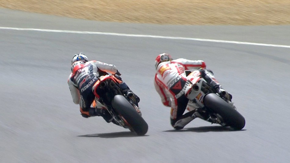 Dani Pedrosa, Marco Simoncelli, Repsol Honda Team, San Carlo Honda Gresini, Le Mans RAC