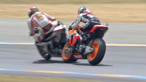 Le Mans 2011 - MotoGP - Race - Action - Dani Pedrosa - Crash